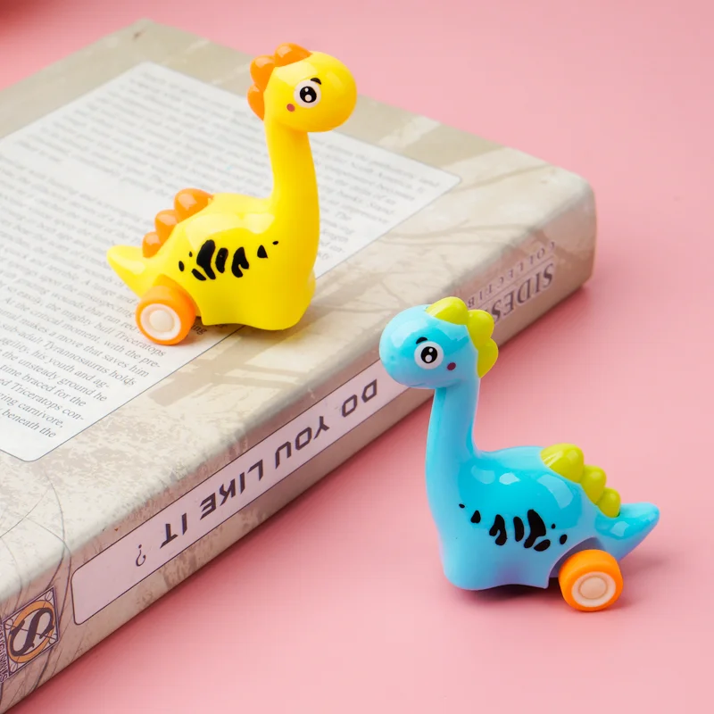 لعبة سيارة التراجع على شكل ديناصور الغابة للأطفال، هدية ألغاز بالقصور الذاتي للأولاد والبنات مناسبة لحفلات أعياد الميلاد #3