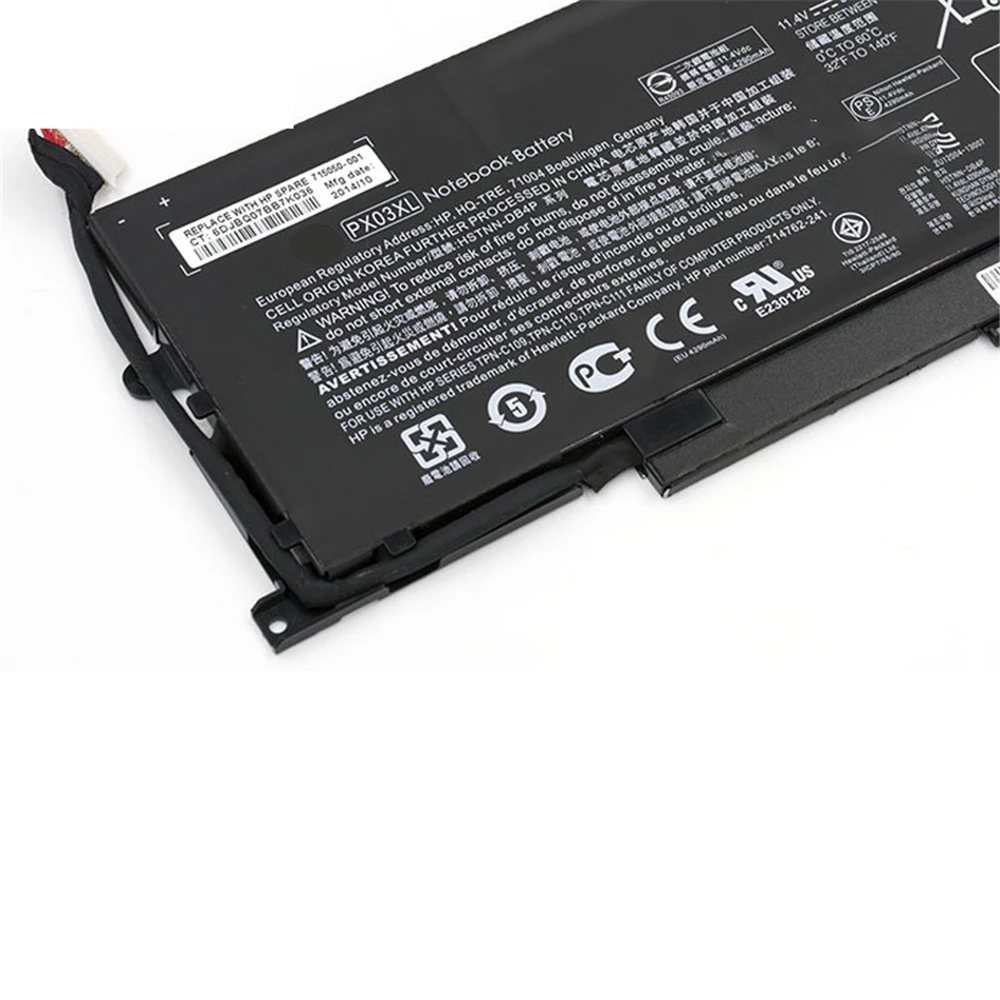 Genuine PX03XL Laptop Battery For HP Envy 14-K001Tx K031Tx K047Tx K128Tx M6-K010dx k022dx HSTNN-IB4P/LB4P TPN-C109/C110/C111