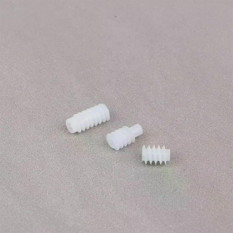 5Pcs M0.4 Plastic Worm For 2.0mm Motor Shaft Electric Motor Replacement Parts For Remote Control Toy