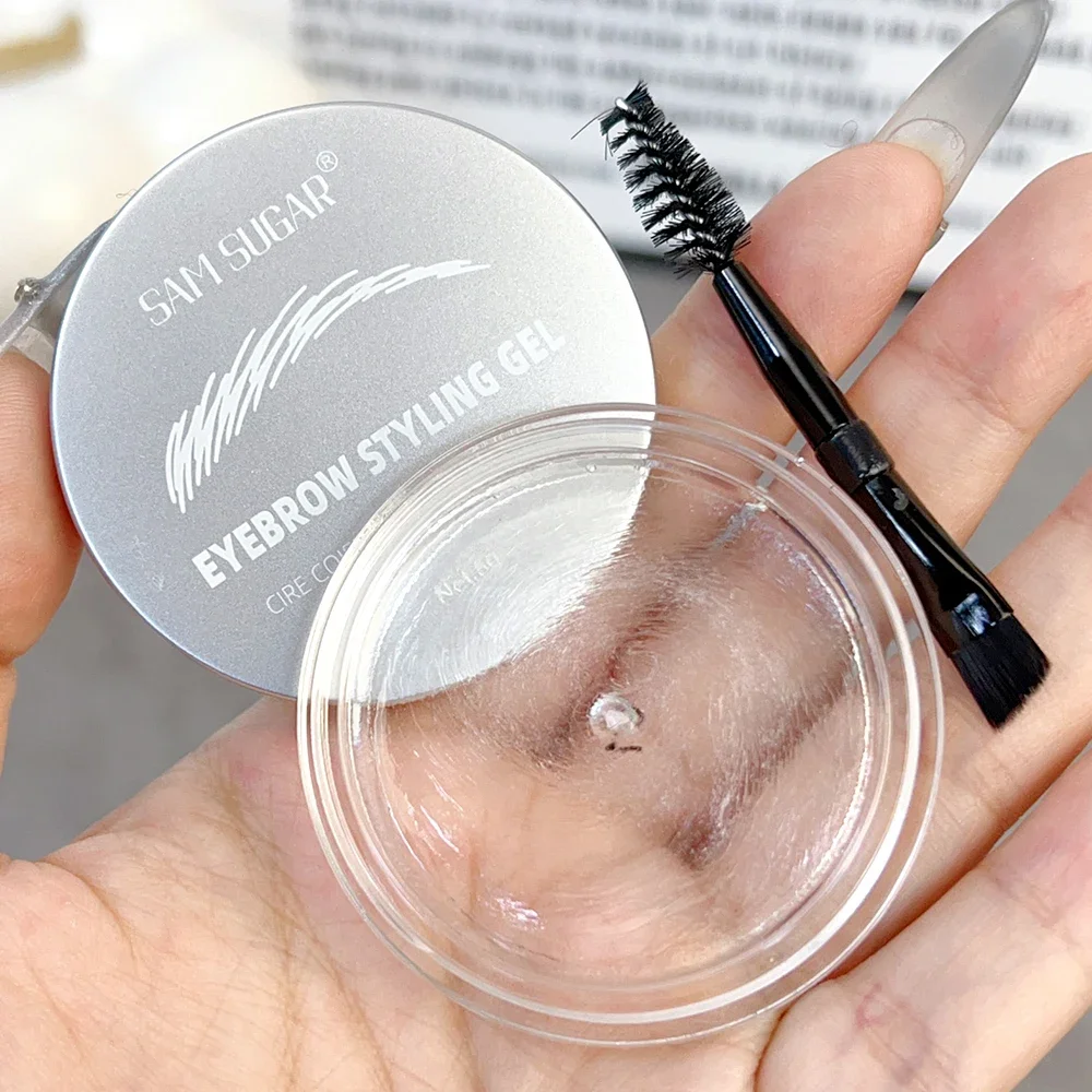 Multi-function Eyebrow Brush with Wild Eyebrows Cream Concealer Square Eye Brow Make Up Brushes for Women Eyebrow Shaping Gel