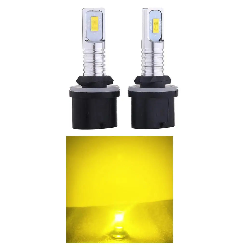 

LED Car Headlight Bulb Kit Yellow High Efficiency 4000LM Automotive Lamps for Fog Driving Light