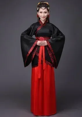

Women Hanfu Top Skirt 2 Piece Set Costume Uniform Ropa Cosplay Ethnic Princess Tang Suit Woman Traditional Chinese Clothing