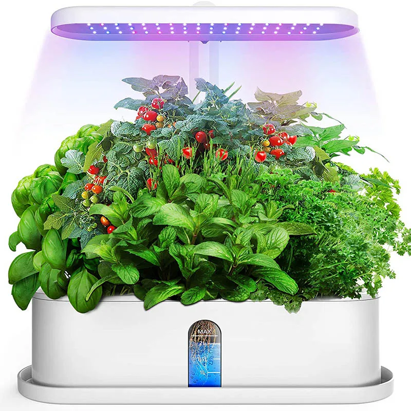 Minigarden 10 Pods Smart Garden Indoor Herb Garden LED Grow Lights Flower Vegetables planters Hydroponic Growing System