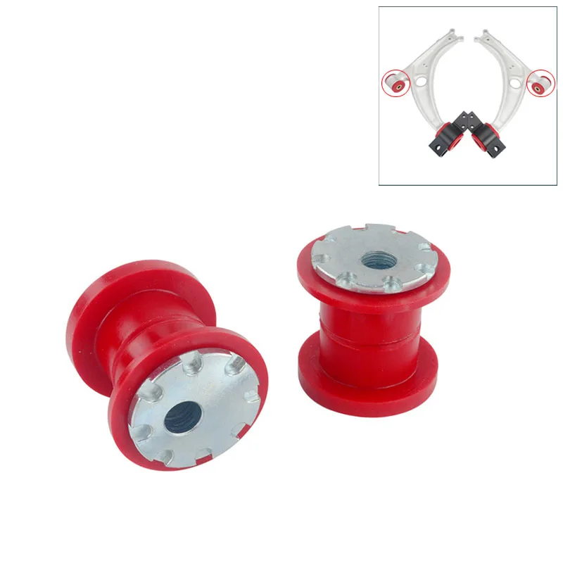 

2pcs Polyurethane Bushing for Audi A3 V*W Jetta Golf GTI Aluminum Front Lower Control Arm