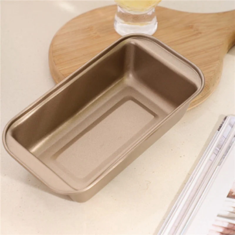 

【A87T】Bread Pan Loaf Pan For Baking, Non-Stick Carbon Steel Baking Bread Toast Mold Loaf Baking Pan Set (Golden 12Pcs)
