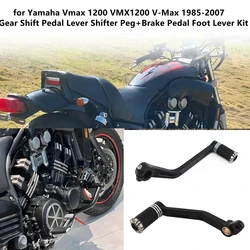 for Yamaha Vmax 1200 VMX1200 V-Max 1985-2007 Gear Shift Pedal Lever Shifter PegBrake Pedal Foot Lever Kit