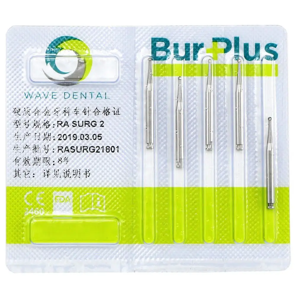 Générateur Chevdentaire WAVE, fraises rondes en carbure, loquet à basse vitesse RA SURG 2, 4, 5, 6, 7, 8