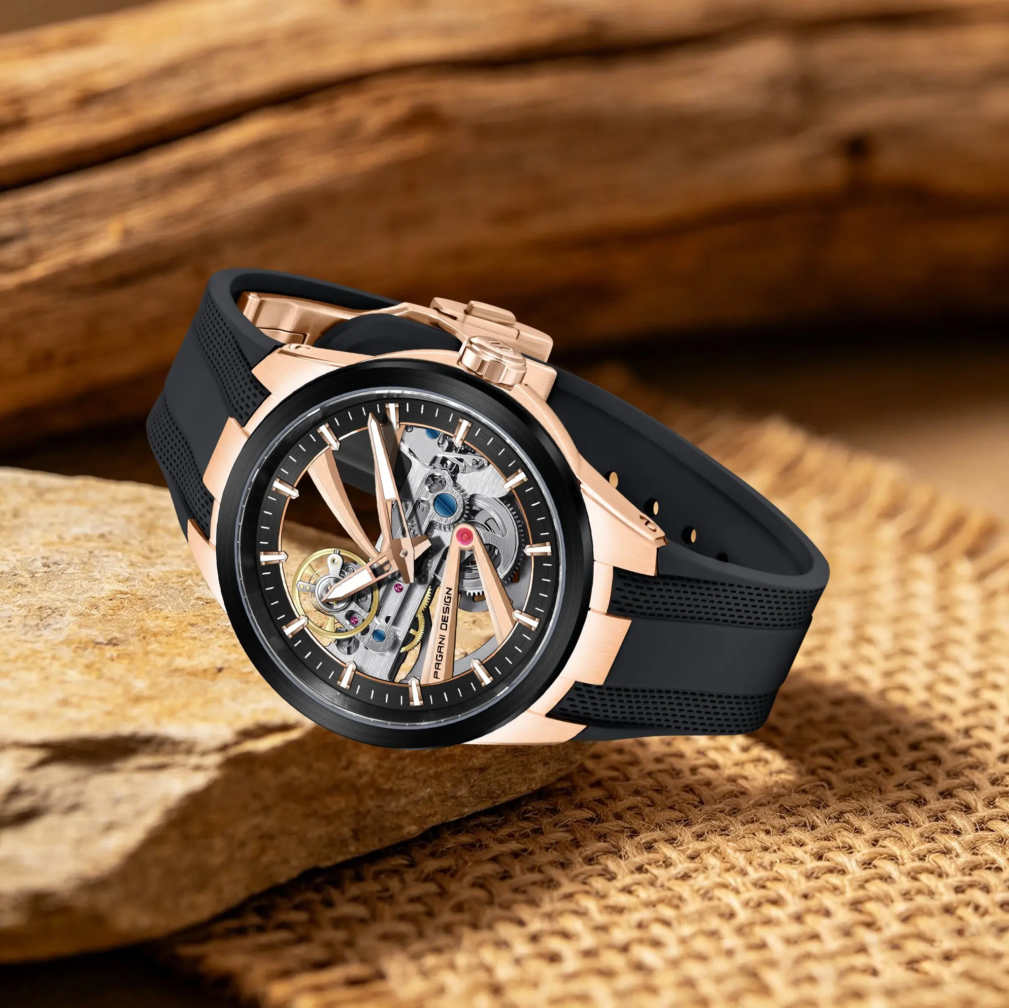파가니 디자인 특별한 기품을 지닌 남성용 기계식 시계, - Luxury Watch All Black 리뷰 및 가격