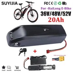 Extreme High-Capacity Bicicleta Battery Pack for 36V 48V and 52V E-Bikes - 20Ah Power for Mountain Bikes and Bafang Motors