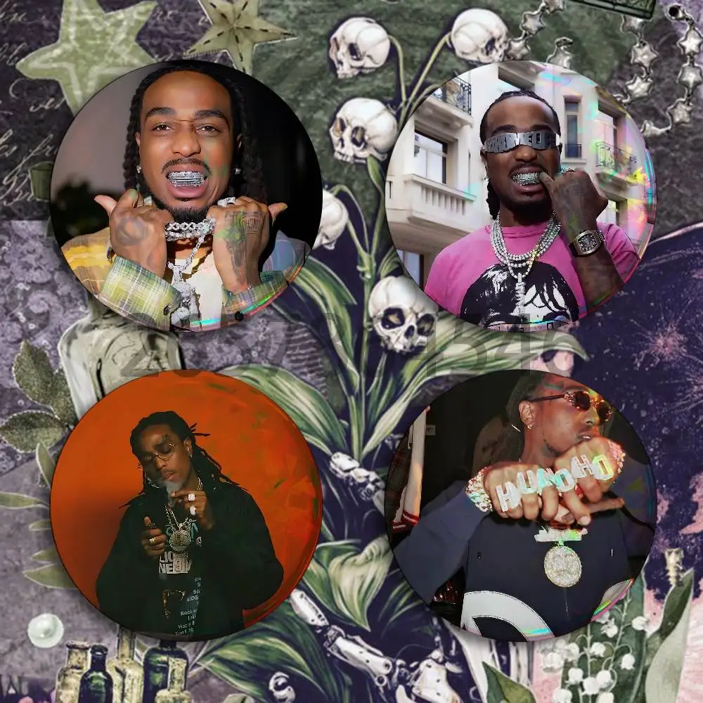 Q-Quavo  Q-QROMELIFE Button Badge Set Pin Single Pack Anime Merch for Ita Bags Badge Collectible Buttons