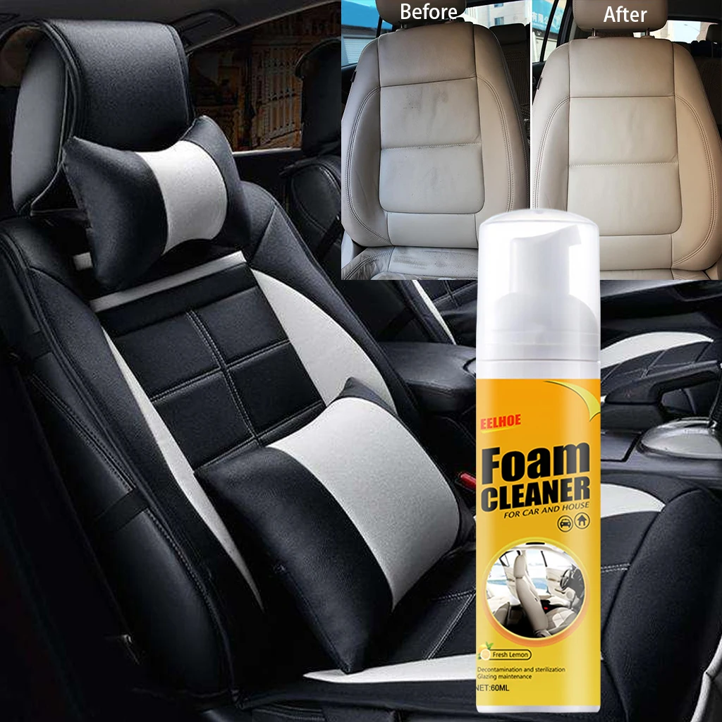 30/60/100ML Multi-Purpose Foam Cleaner Leather Clean Wash Car Interior Ceiling Leather Seat Home Clean Strong Cleaning tools