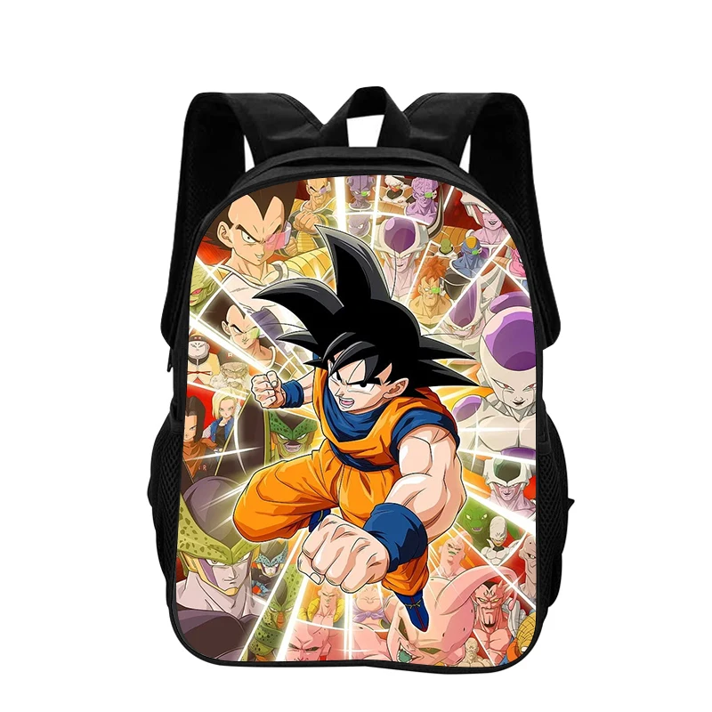 Dragon Ball Goku Anime Printed Backpack for Boys Girls Cartoon Schoolbag Kids Bookbag Rucksack Bags Mochila - view 2