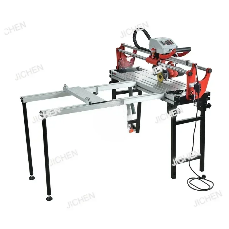 ZQT Automatic Electricity Ceramic Tile Skirting Machines Desktop Tile Cutter 45 Degree 1200mm Water Knife Stone Cutting Machine