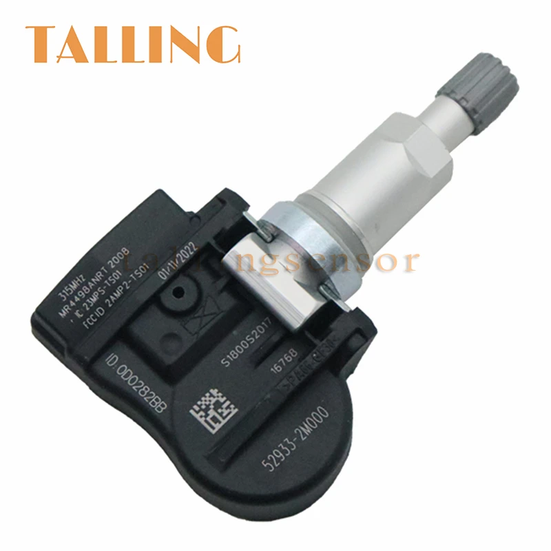 

Датчик давления в шинах 52933-2M000 TPMS, 315 МГц, для Hyundai Accent Genesis Sonata Kia Forte Optima Sorento Soul, новинка 529332M000