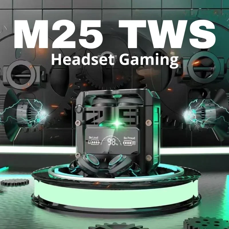 Оригинальные беспроводные наушники M25 TWS, Bluetooth сенсорное управление, шумоподавление, стереонаушники, гарнитуры для Xiaomi Iphone