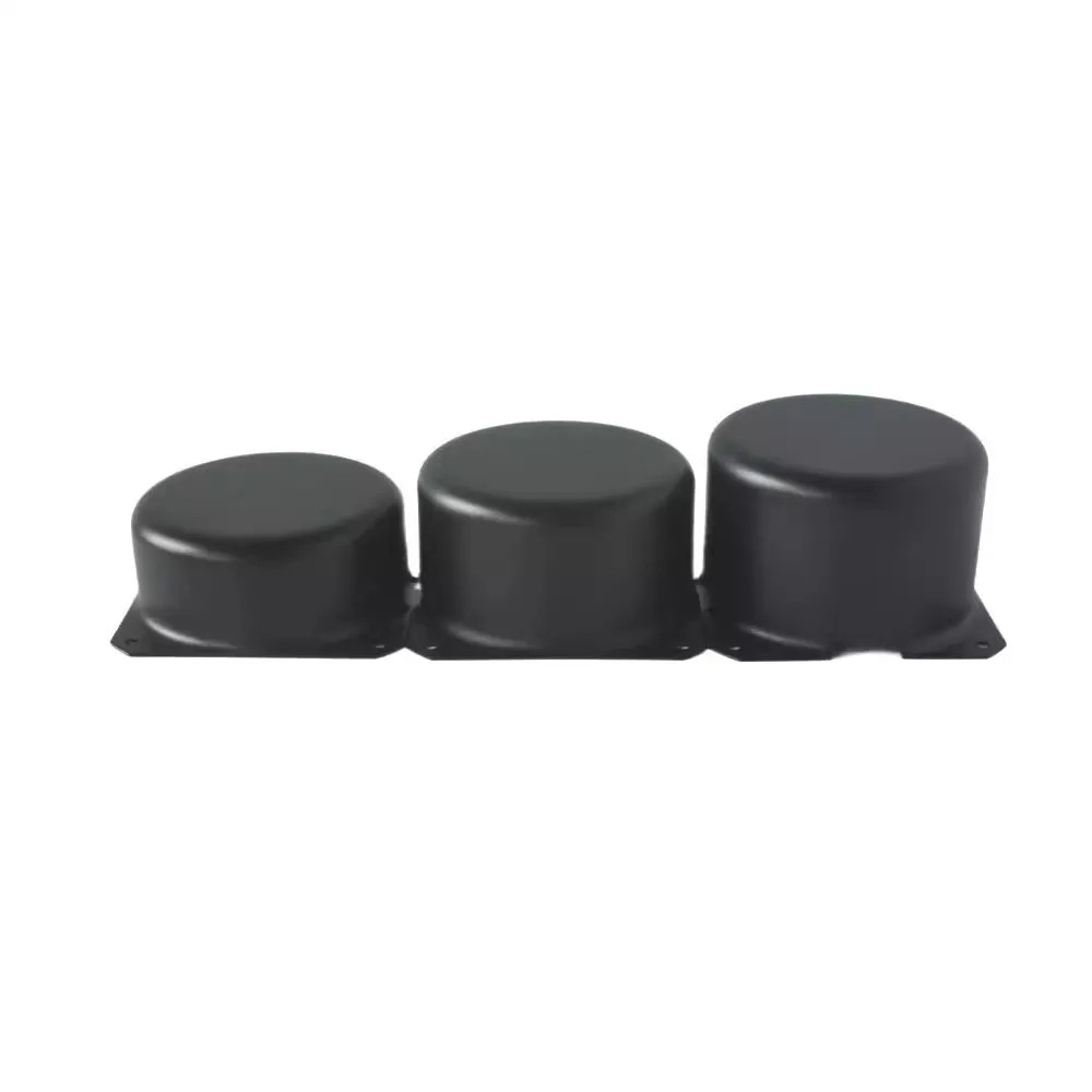 

1pc diameter 80 90 105mm Black Toroid Transformer Cover Box Protect Chassis Case For Tube Amp