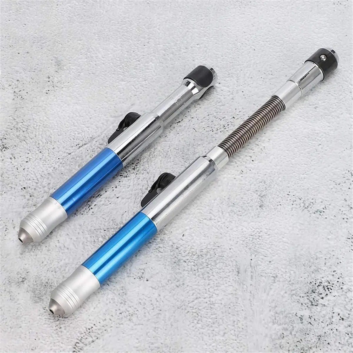 2.35mm Engraver Mill Carving Shank Handpiece Tool, 2Pcs Set Carving Machine Handle Metal