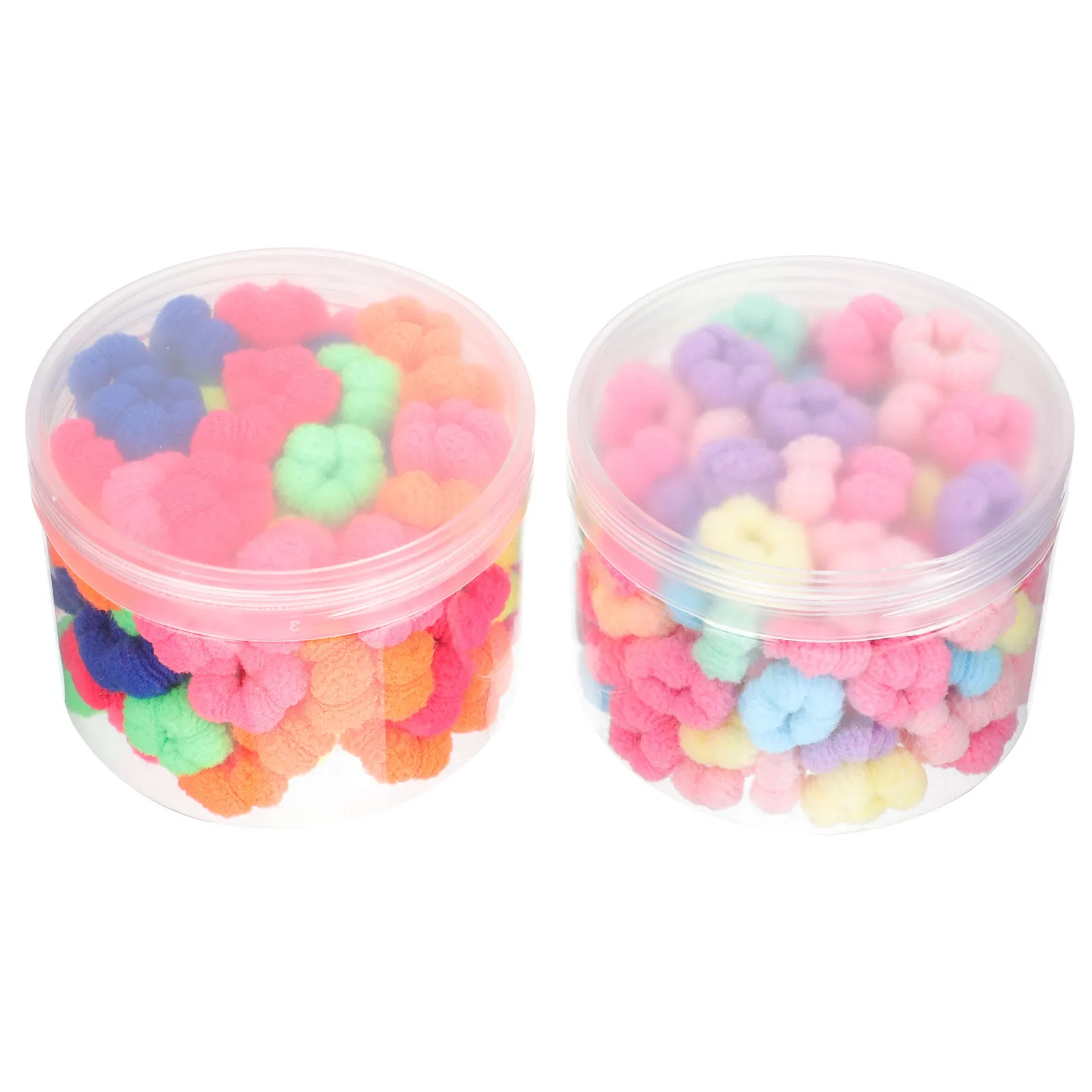 

200 шт. эластичных резинок для волос конфетных цветов, бесшовные держатели для хвоста, мягкие и удобные резинки для волос