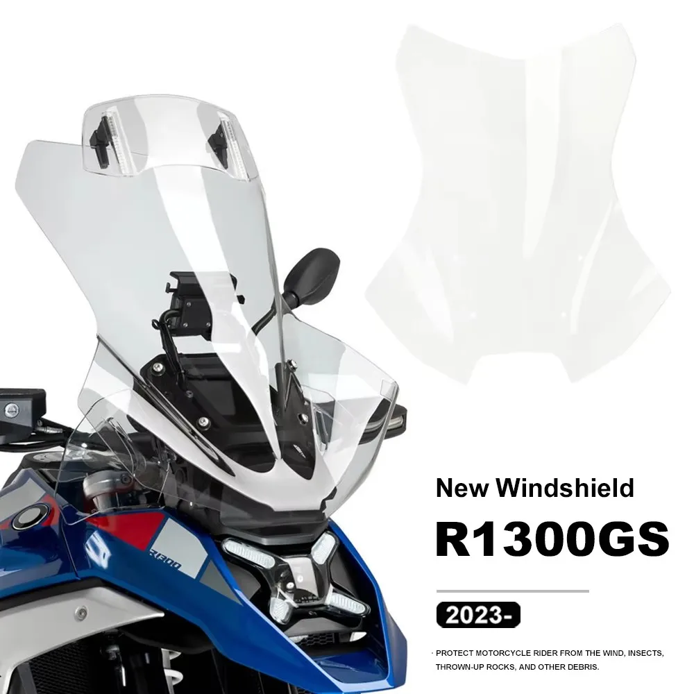 Transparent For BMW R1300GS R 1300 GS R1300 GS r1300gs 2023 2024 Motorcycle Accessories Windscreen Wind Deflector Windshield