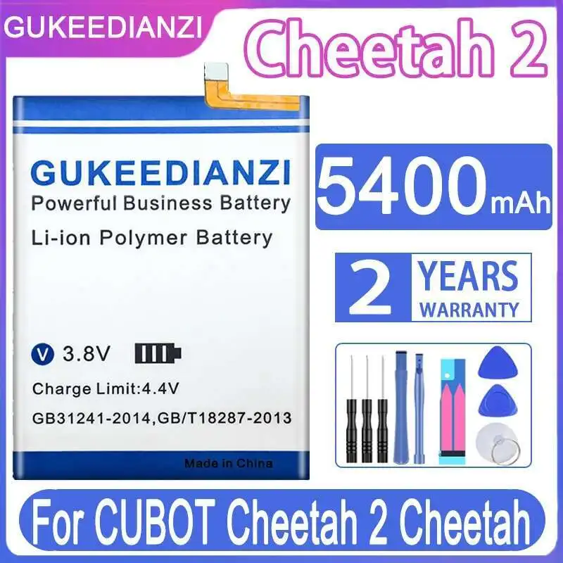 

Mobile Phone Battery For Cubot Cheetah 2 5400Mah Durable