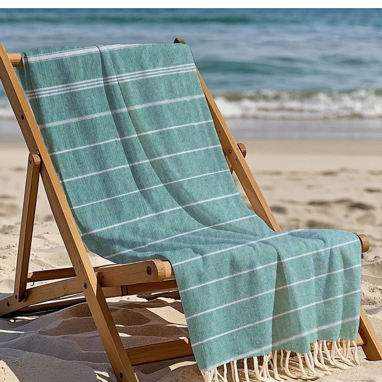 Super sized beach towel with quick drying cotton towel wrapped around the beach, specially designed for beach use