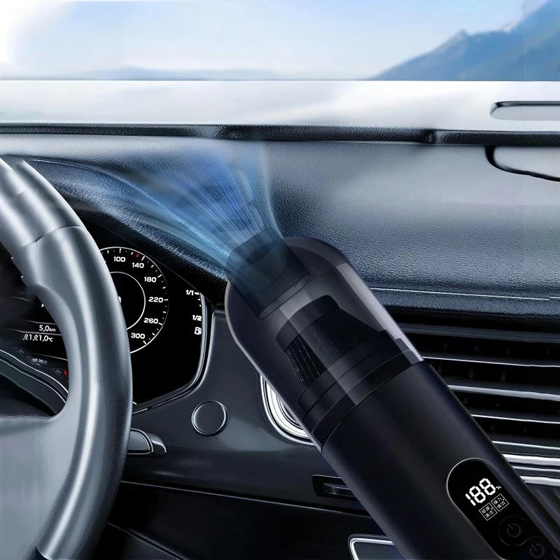 

Портативный беспроводной автомобильный пылесос 2-в-1 для дома и автомобиля, ручной, двойного назначения