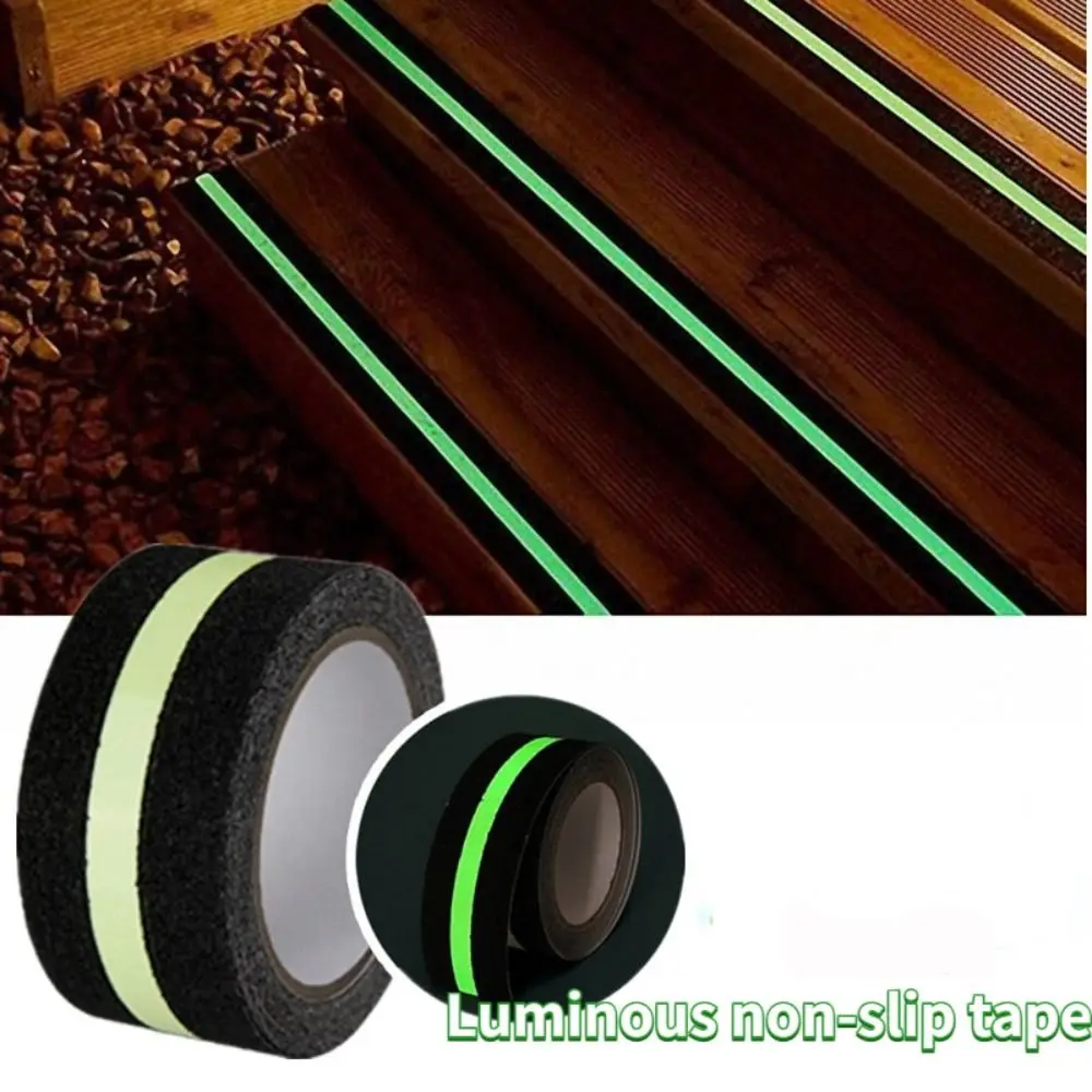 Anti Slip Luminous Tape Adhesive Warning Tape Glow in Dark Safety Track Tape Skid Tape For Stair Treads