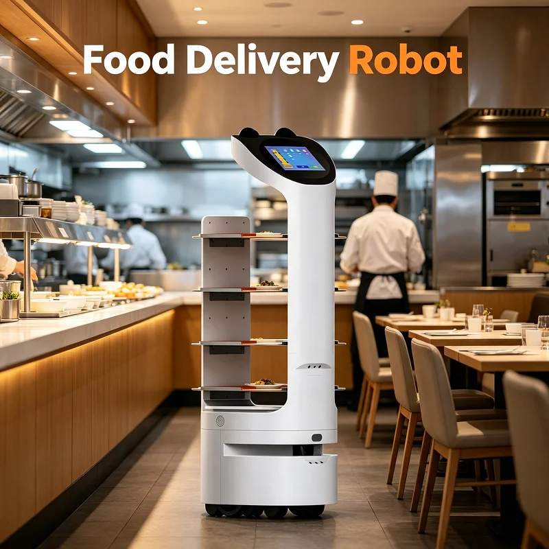 Food Delivery Robot Entry Level Intelligent Robot Perfect For New Catering Shop Automatic Food Delivery Labor Replacement
