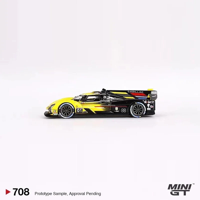 MINIGT 1:64 Model Car V-Series R #01 Racing 2023 IMSA Alloy Sport Vehicle #708 MJ Packing