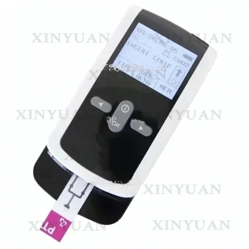 Coagulation Analyzer, Handheld Portable Home Testing System Equipped with Matching PT/INR Test Strips for Clotting Detection