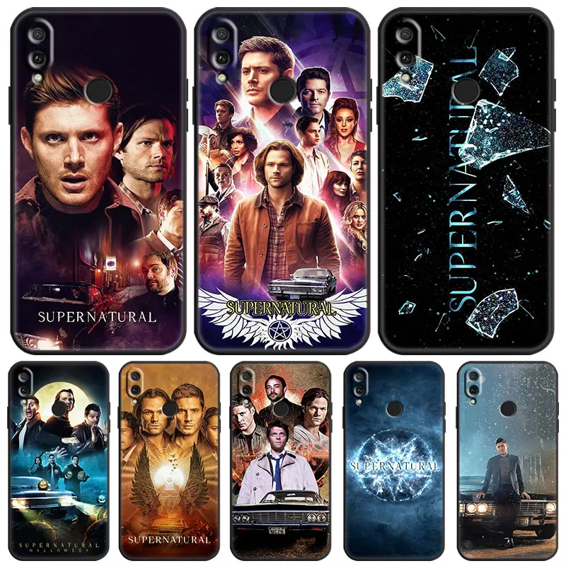 Supernatural tv show Case For Honor X6 4G X7 4G X8 X9 4G 5G Huawei Y9 Y7 Y5 Y6 Y7 Y8 A S P Prime 2018 2019 2020 Black Soft Cover