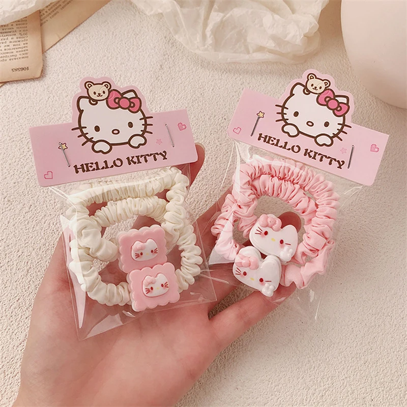 1 Paar Kawaii Sanrio Hallo Kitty Haars pange Kopfs eil für Frau Mädchen niedlichen Seiten clip Haarnadeln Haarschmuck