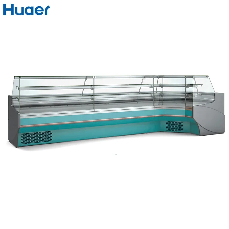 

custom.Supermarket Keep Meat Cold Display Fridge Selfservice Counter Meat Coolers Sale