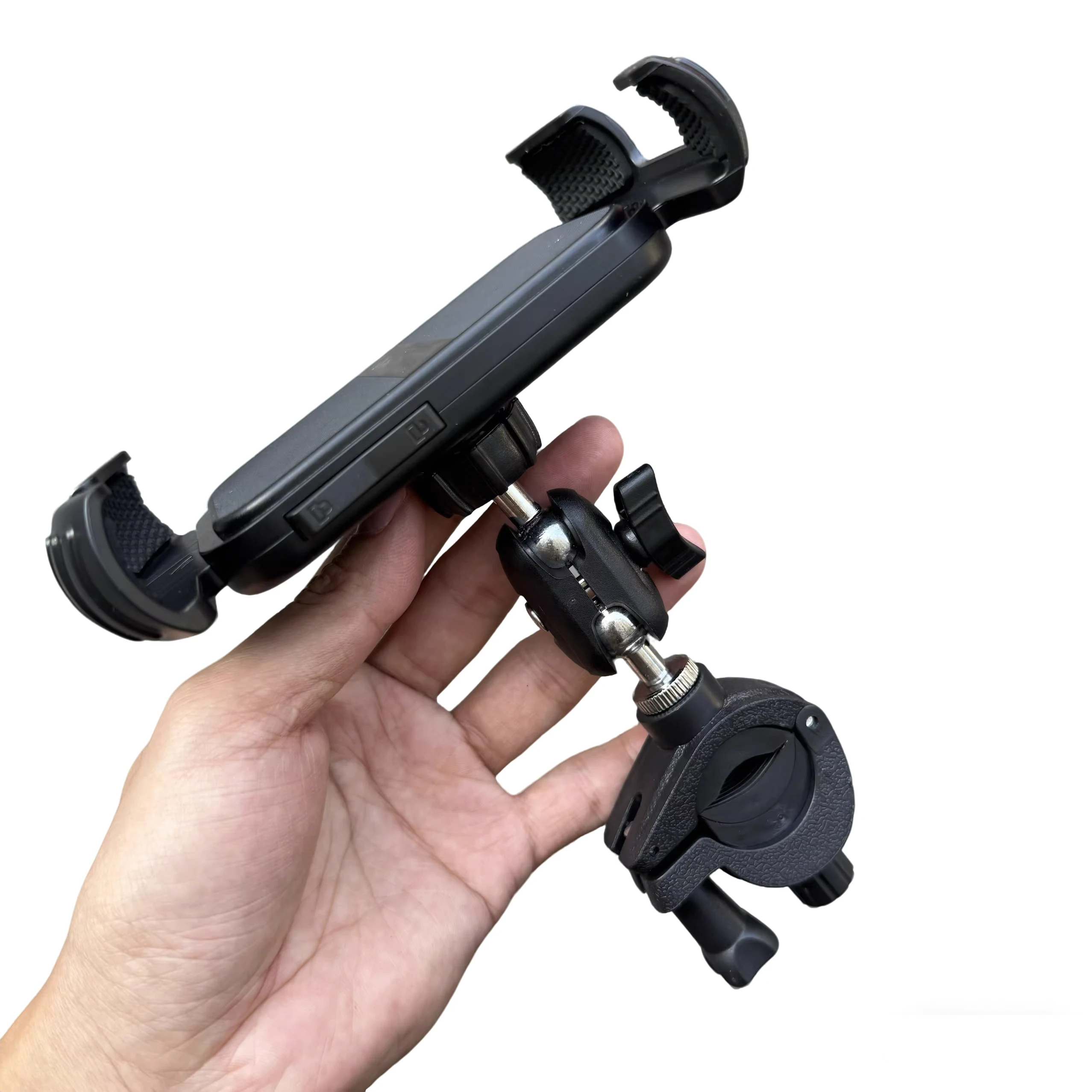 

Electric Rearview Mirror Phone Holder Navigation Phone Clip Motorcycle Scooter Riding Reflector Mirror Holder Shockproof Holder