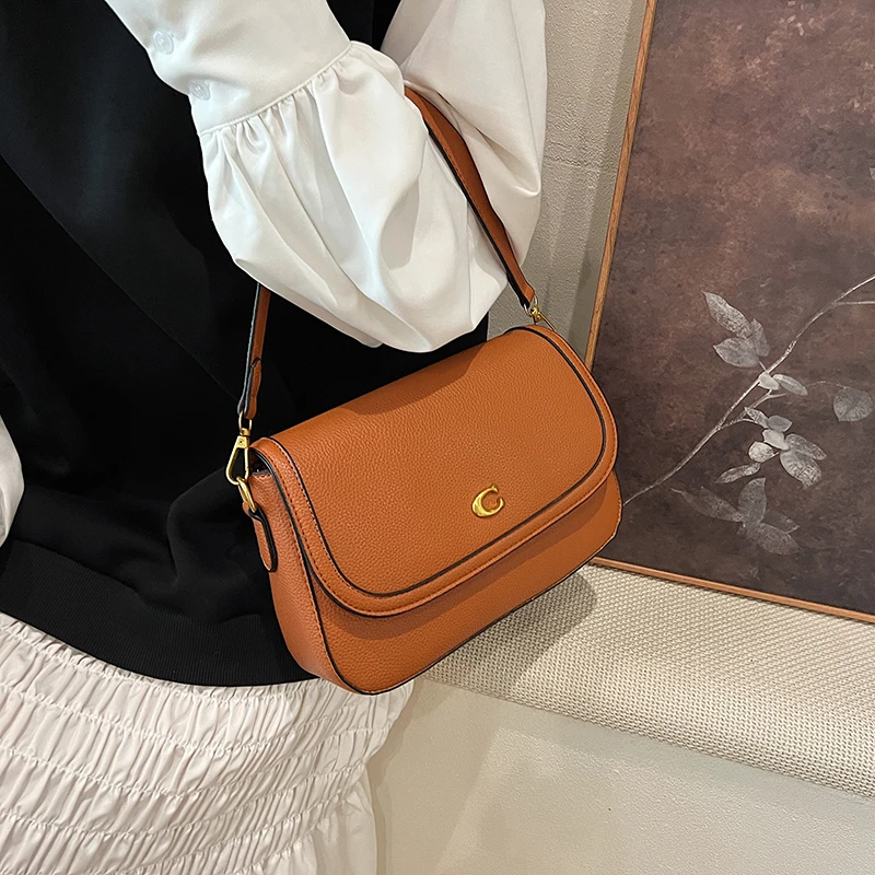 

Высококачественная винтажная женская сумка, роскошная кожаная сумка через плечо, элегантная сумка через плечо, классический дизайнер