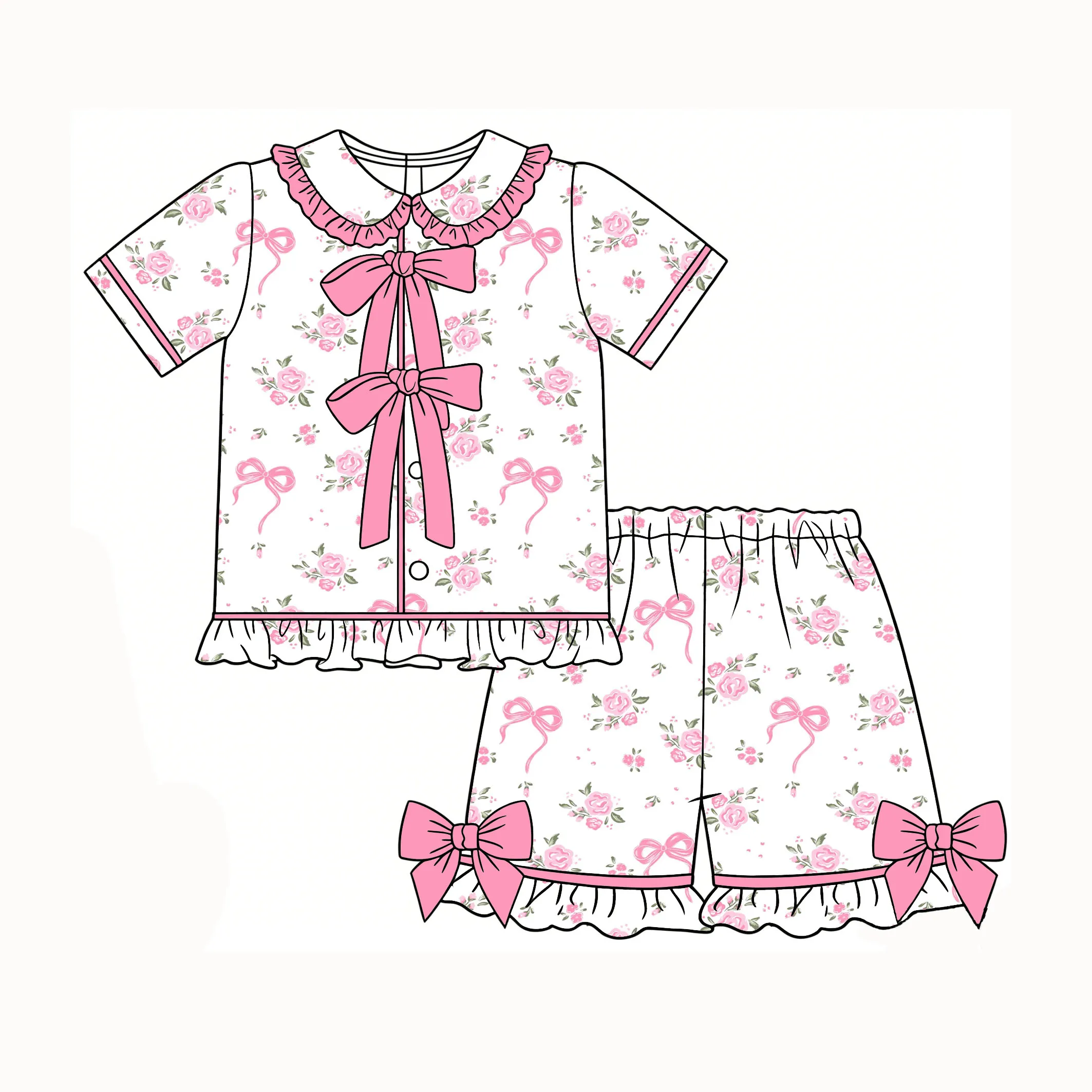 summer clothes wild duck short sleeve shorts set Toddler boy outfits newborn romper jumpsuit wholesale baby boys clothes