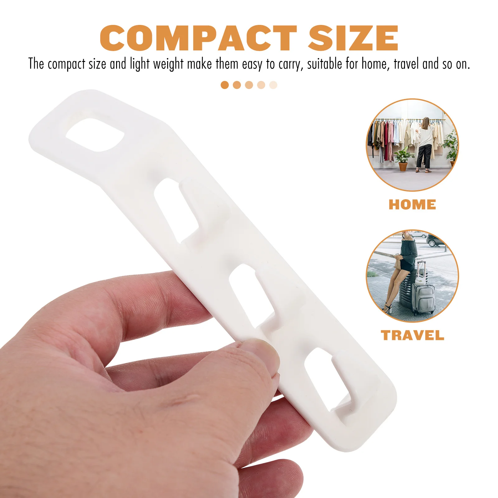 

3Sets Closet Organizer Clothes Hanger Connector Hooks Space Saving ABS Non Slip Design Home Wardrobe Hook Clips