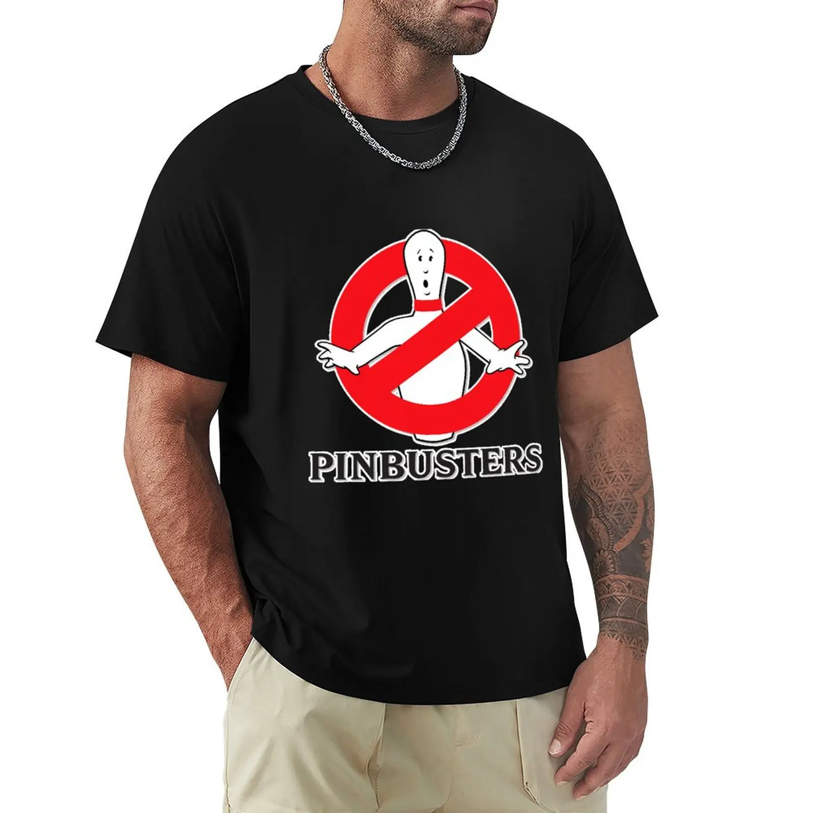 

Pinbusters Bob Bowling Team Full Color T-Shirt plus size tops anime clothes custom t-shirts funny costumes mens cotton t shirts