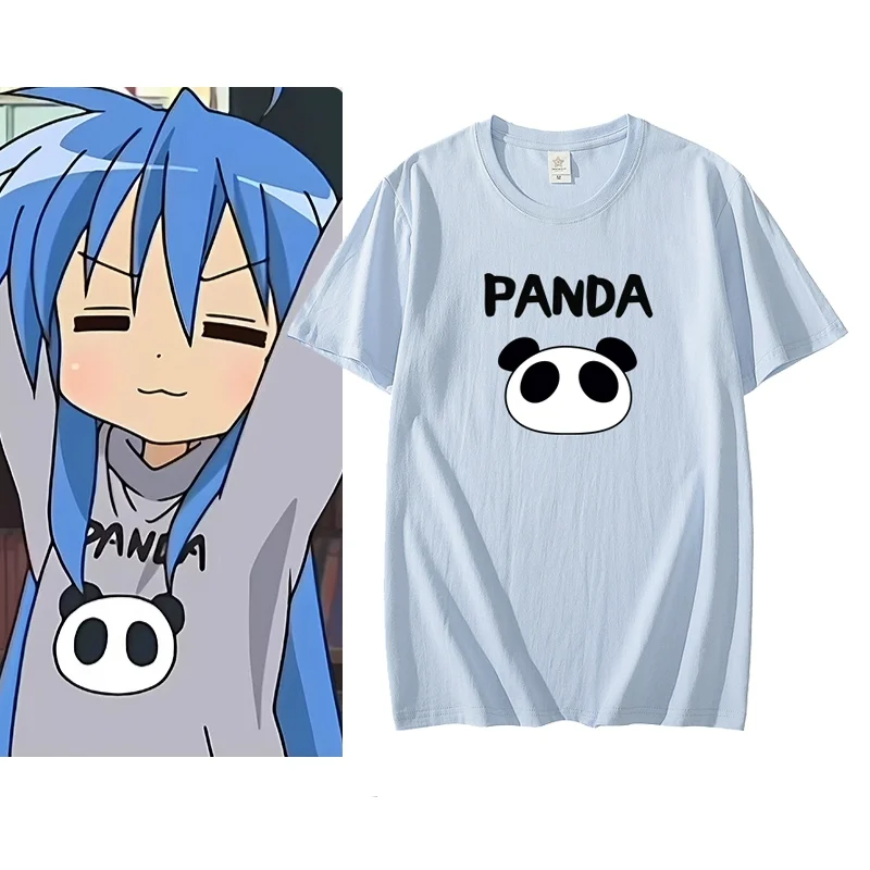 Popular Anime Lucky Star Cosplay T-Shirts 2025 3D Izumi Konata Print Kid Cartoon Tees Summer Men Women Harajuku Short Sleeve Top