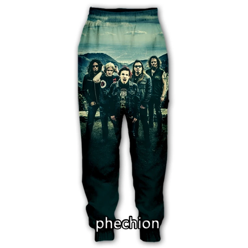 

phechion New Men/Women Sonata Arctica Band 3D Printed Casual Pants Fashion Streetwear Men Loose Sporting Long Trousers F306