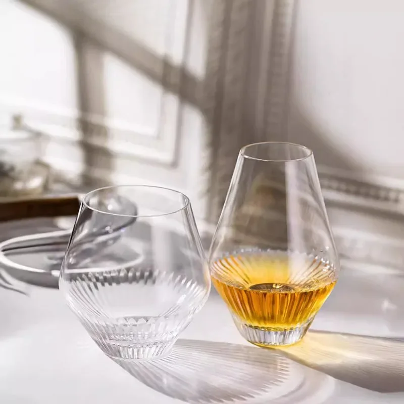 

artificially blown crystal glass whisky cup tasting cup whisky pure drinking cup