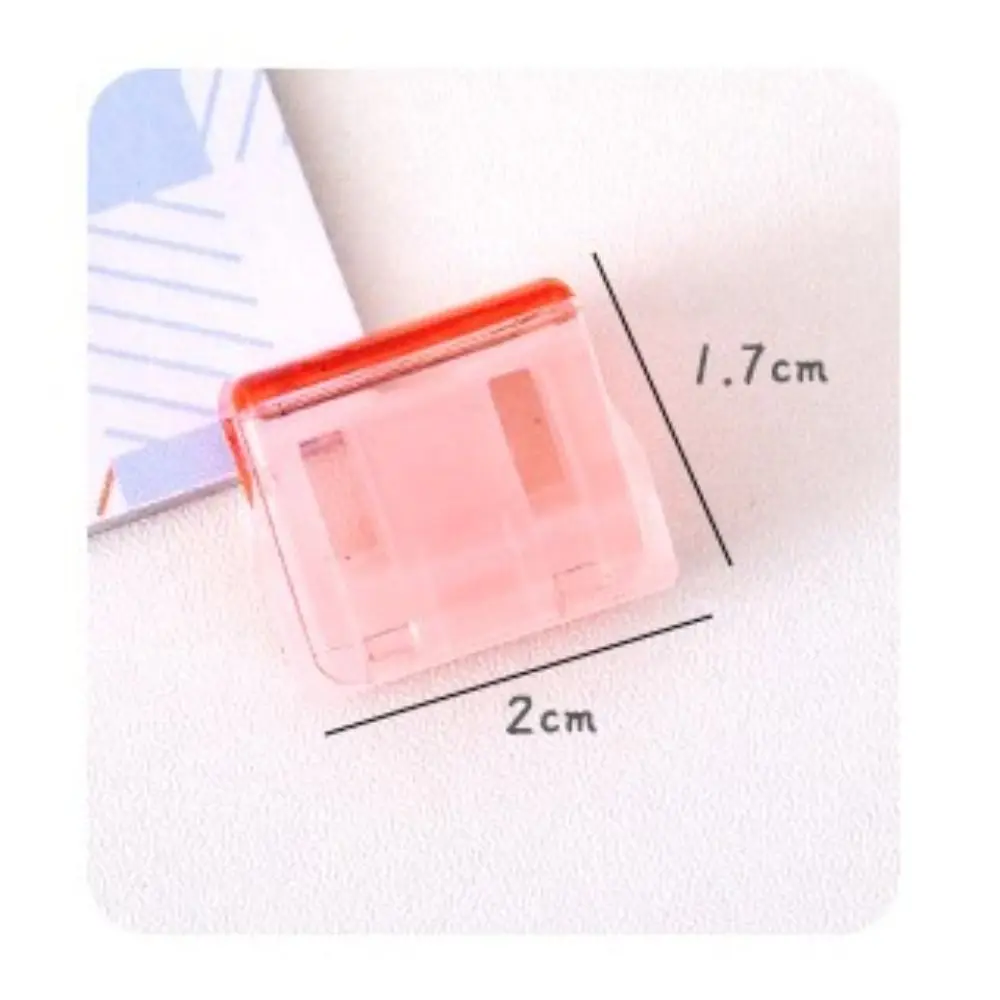 School 10pcs Students File Index Fixing Clips Test Paper Page Holder Dovetail Clamp Paperclip Documents Staples