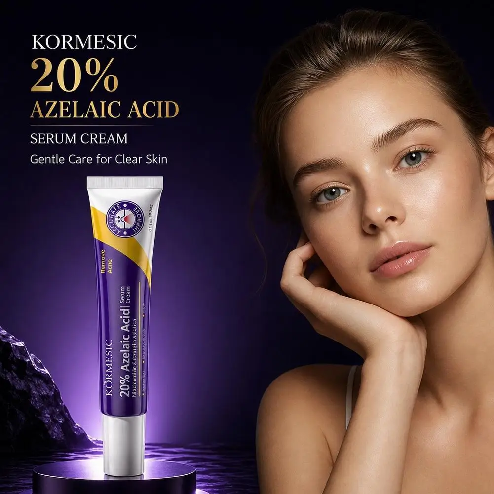 20 % Azelainsäure-Essenz, tiefenwirksame Feuchtigkeitscreme für die Gesichtspflege, zur Akneentfernung und Hautglättung, multifunktionale Gesichtscreme, 20 g. – Detail 4