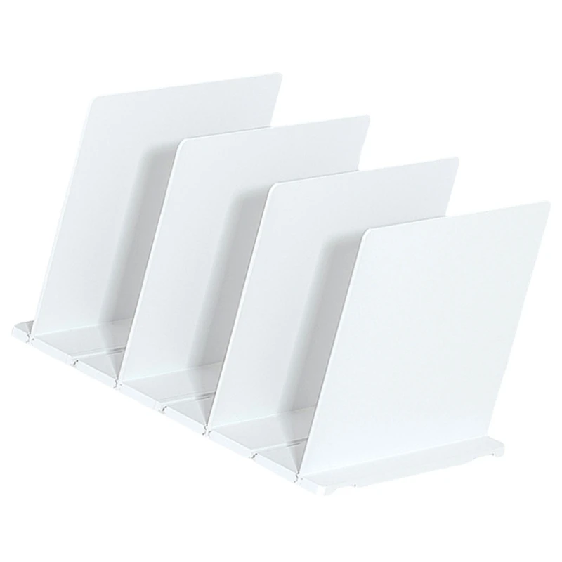 Séparateurs d'étagères en plastique robustes, réglables polyvalents, accessoire pour l'organisation des placards, séparateur