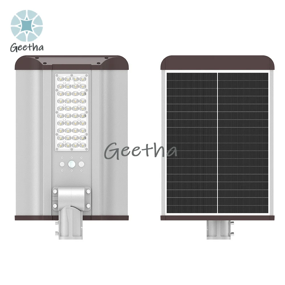 All in One Solar Street Light Outdoor with Remote Control 30w 50w 70w 100w Solar Garden Led Light