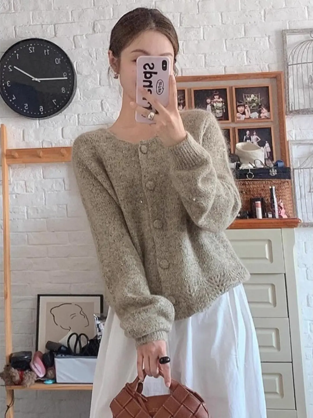 Suéter coreano Sle de punto suave ort Sve para mujer, suéter holgado informal adelgazante para otoño e invierno, Top versátil recién llegado