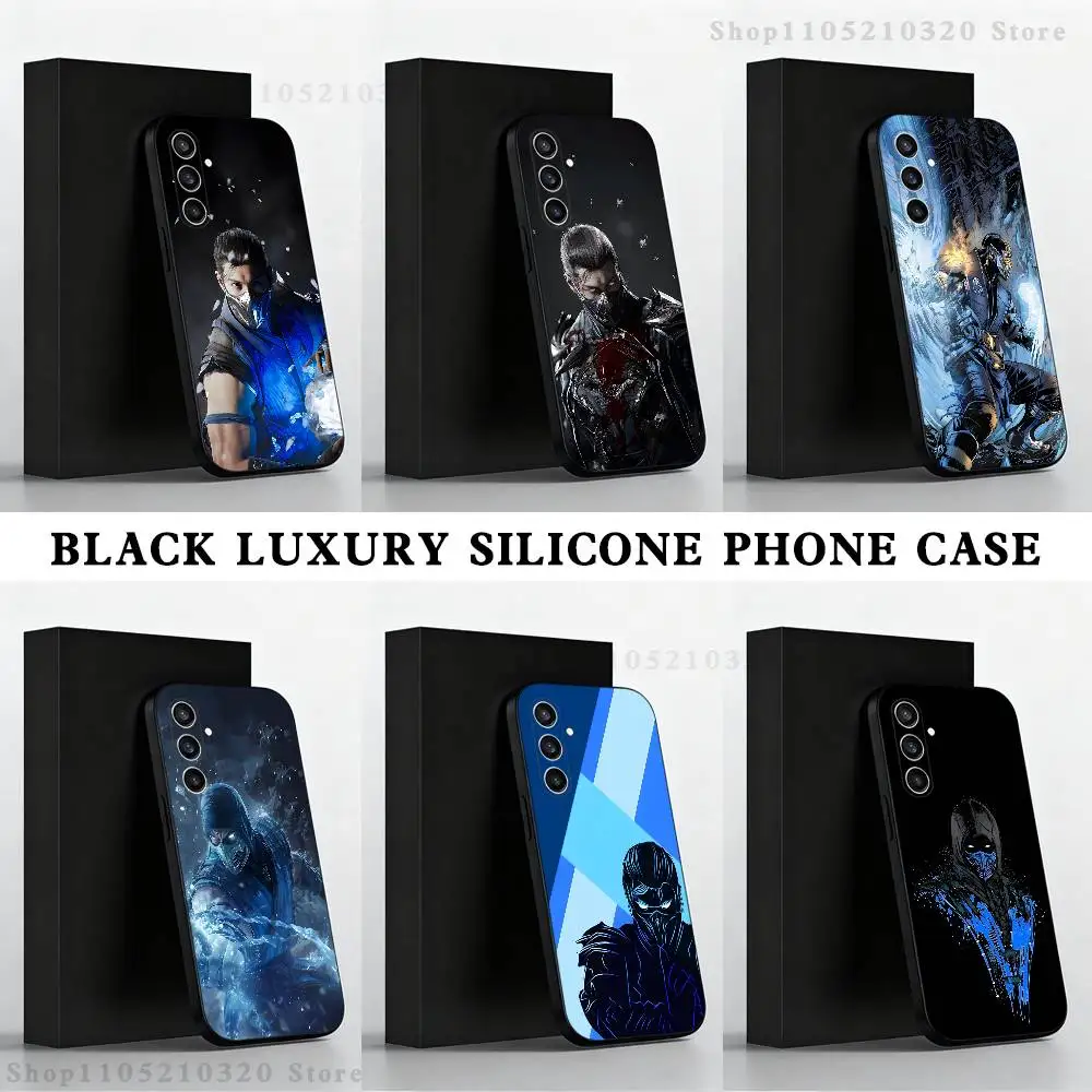

Game M-MK S-Sub Zero Phone Case For Samsung S25,S24,S21,S22,S23,S30,Ultra,S20,Plus,Fe,Lite,Note,10,9,5G Black Cover