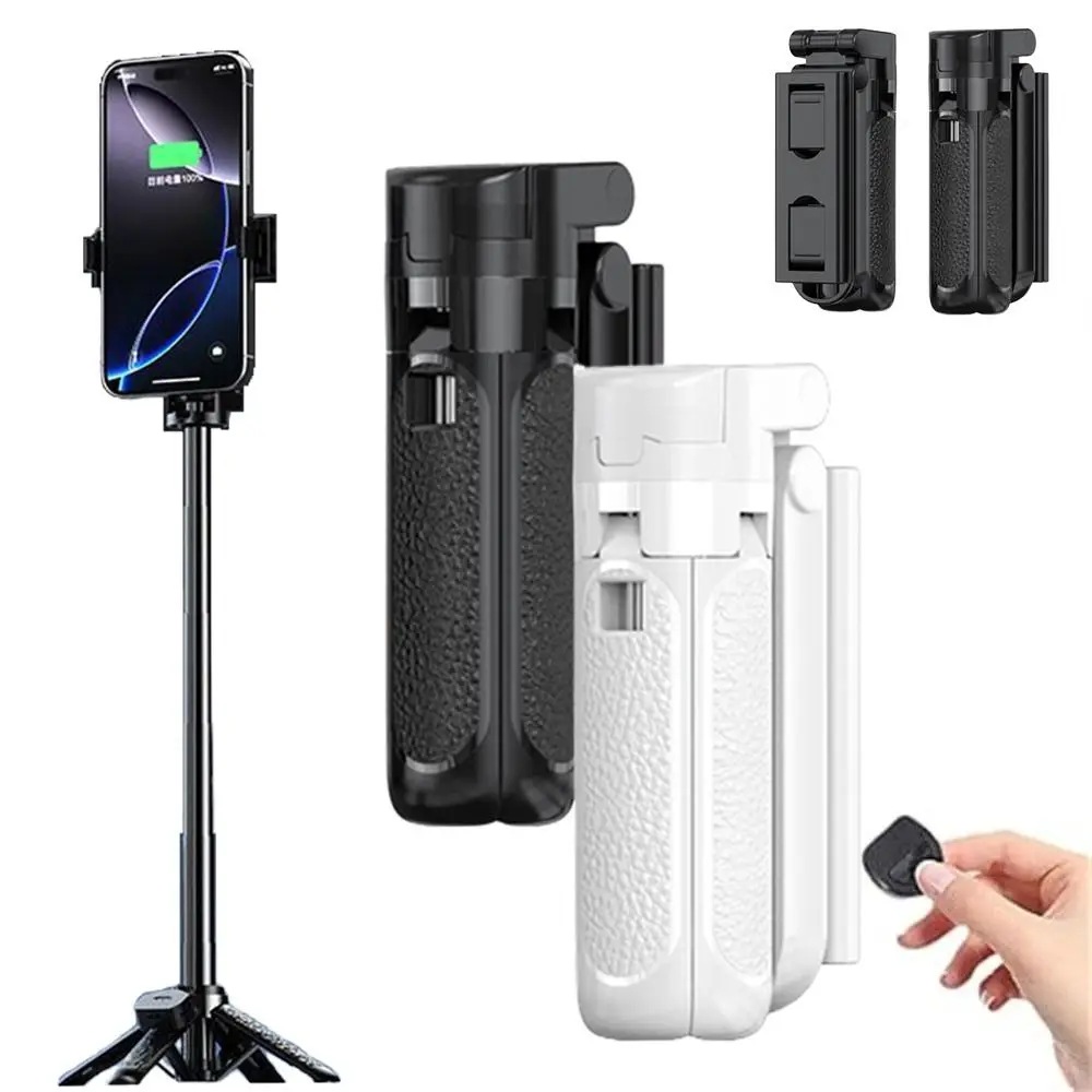 

3 in 1 Mini Selfie Stick Tripod Extendable Grip Adjustable Phone Tripod with Detachable Remote Multifunctional