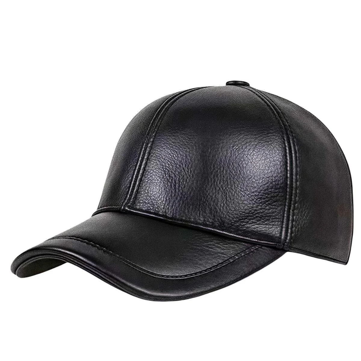 Spring and Autumn first layer sheepskin baseball cap casual men's hat