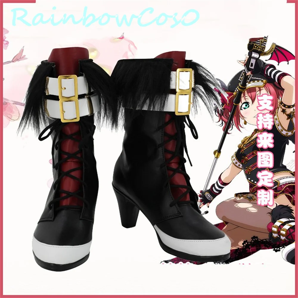 

Love Live lovelive sunshine Ruby Kurosawa Cosplay Shoes Boots Game Anime Carnival Party Halloween ChritmasW3044